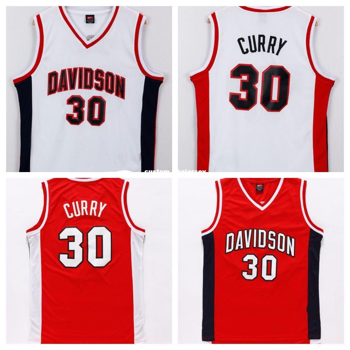 steph curry davidson jersey
