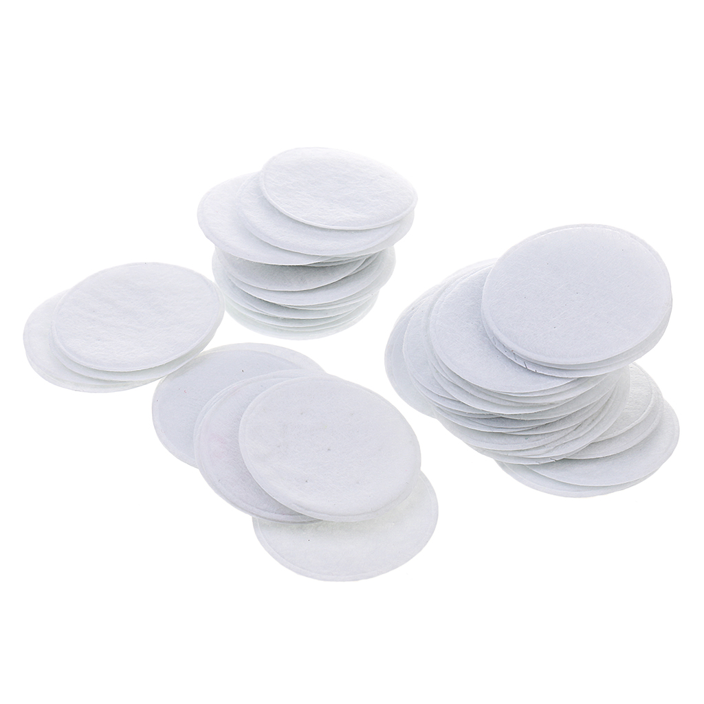

100x High Quality 40mm Padded Felt Round Shape Crafts DIY Appliques Clothing Gasket