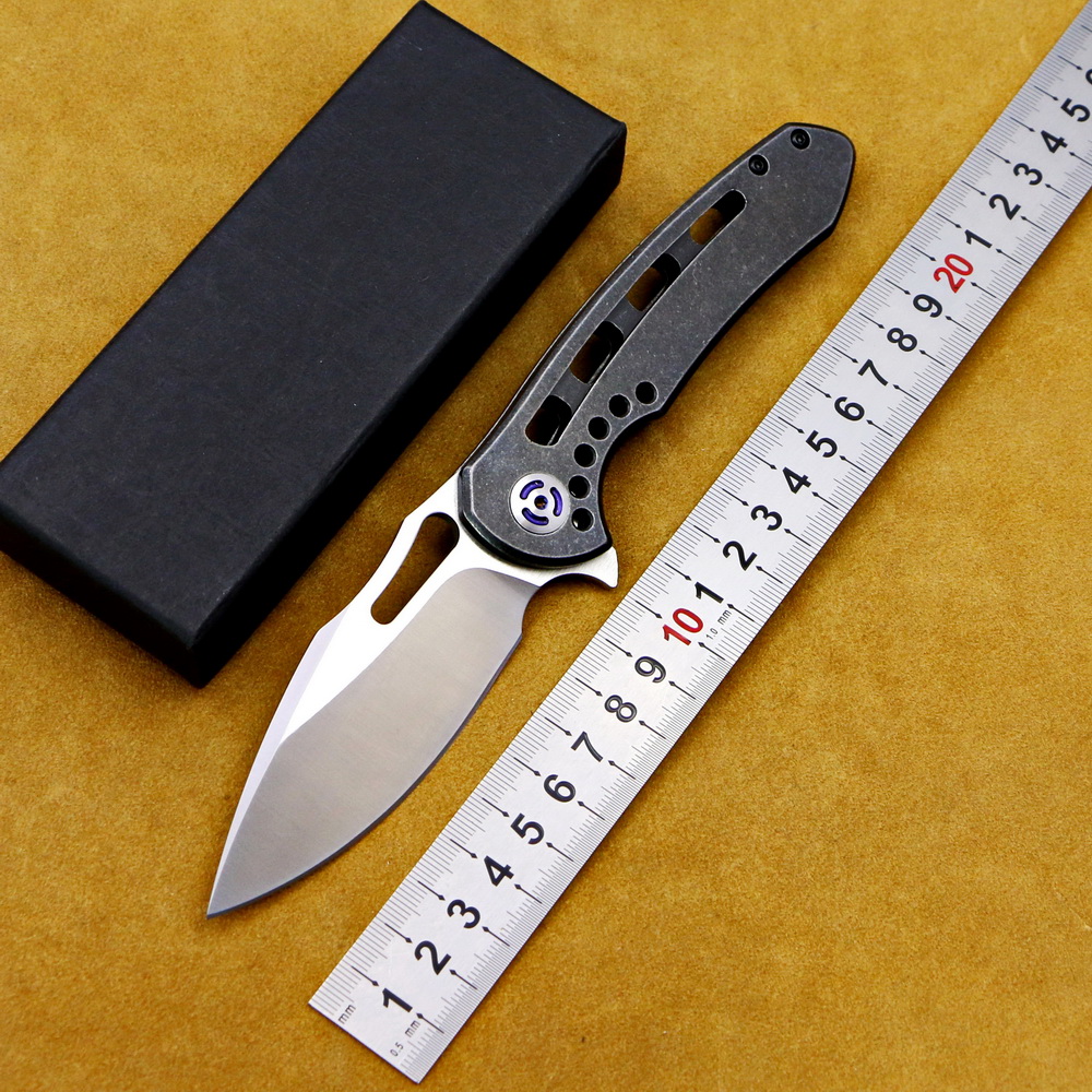 

NEW HQ-2 folding knife D2 blade steel handle outdoor camping hunting kitchen fruit knife EDC tools