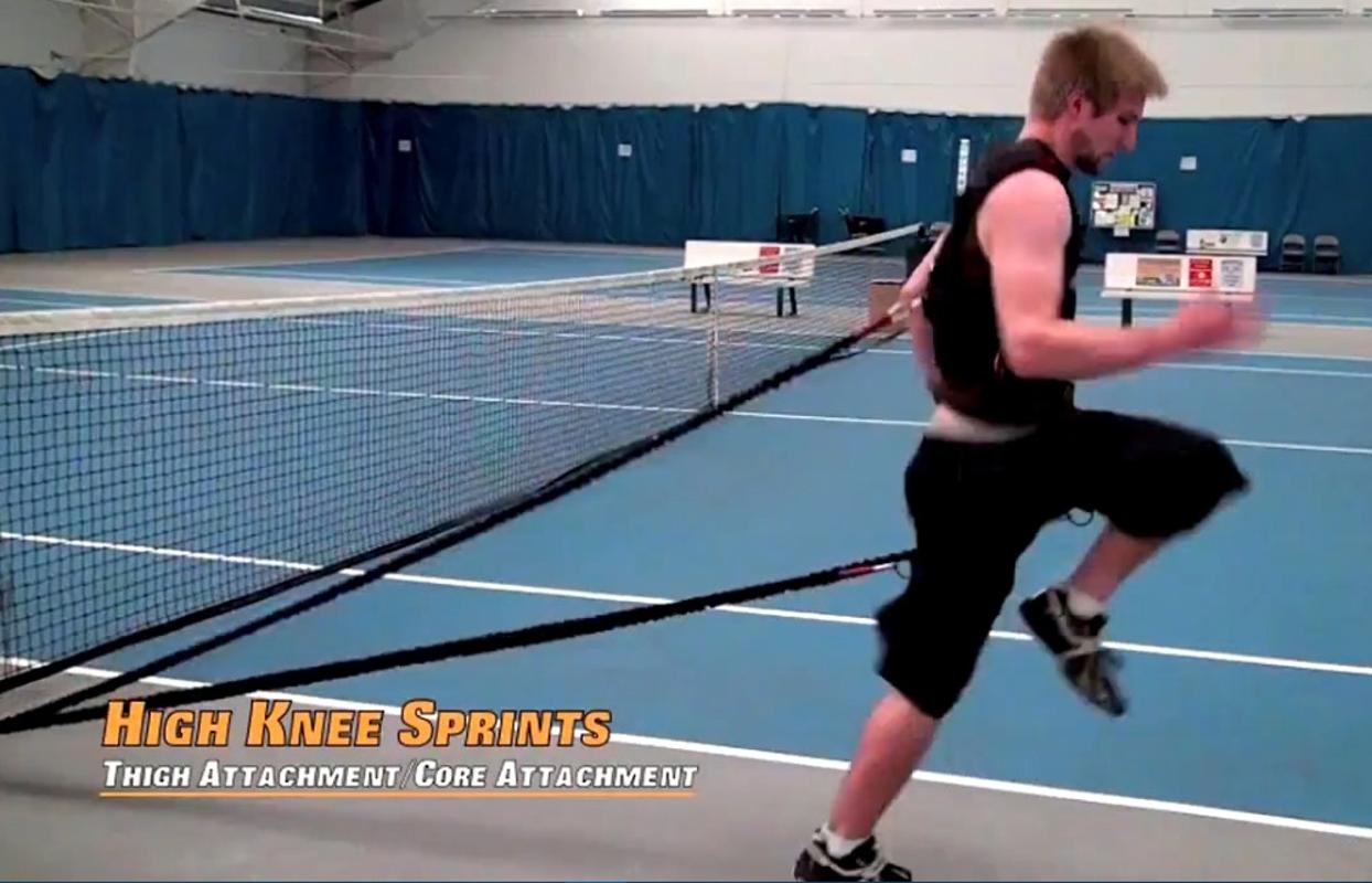 

1Vest Explosive Force Training 2M Pull Ropes Crossfit Workout Resistance Speed Bands