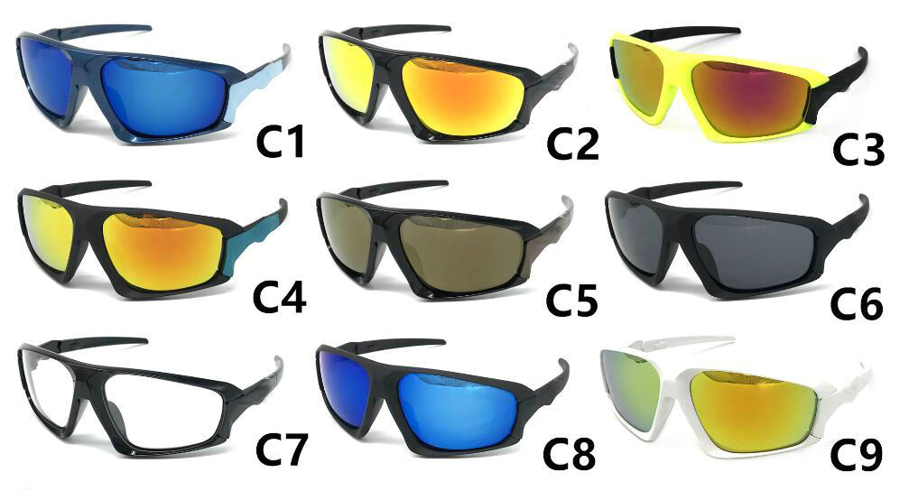 

2019 new sunglasses sports sunglasses men and women outdoor riding glasses bicycle driving goggles Fast Delivery ., White;black
