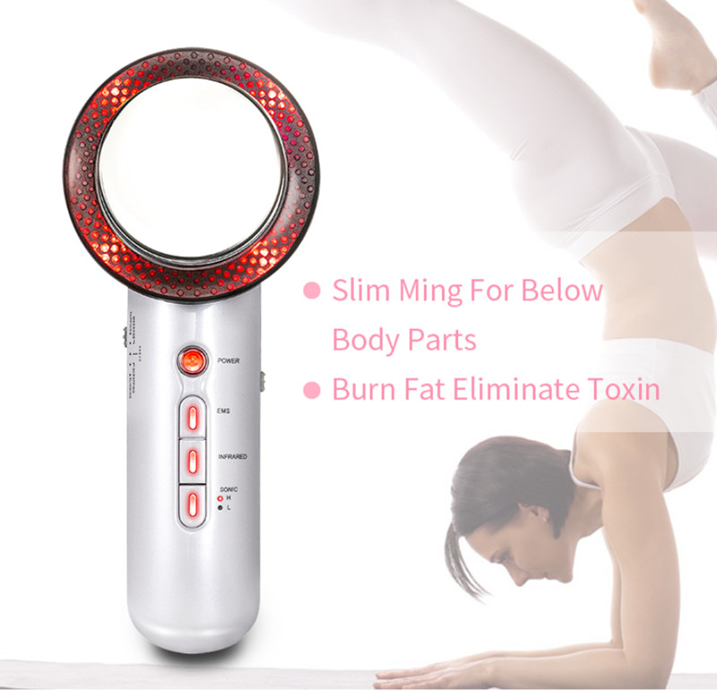 

Ultrasound Cavitation EMS Body Slimming Massager Weight Loss Fat Removal Galvanic Infrared Ultrasonic Slimming Machine for Home Use