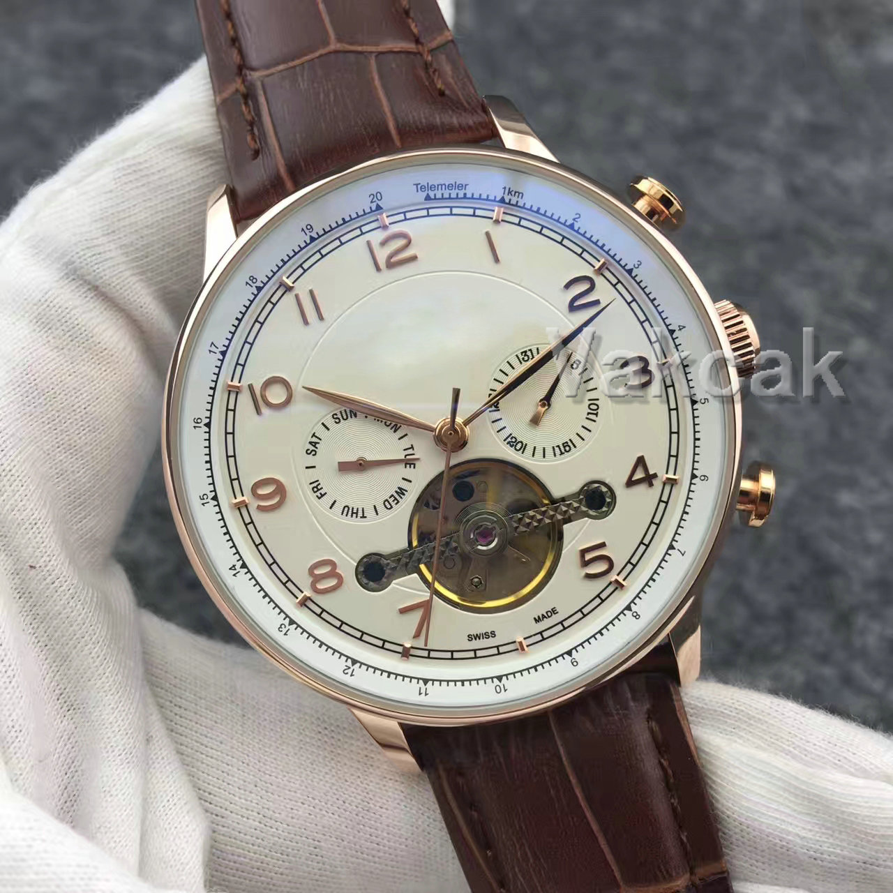 

Tourbillon TopFashion Mechanical Mens Stainless Steel Automatic Movement Watch Sports Watches Self-wind Wristwatches