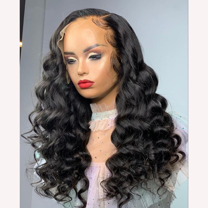 

Brazilian 4x4 Silk Top Lace Front Human Hair Wigs with Baby Hair Fake Scalp or Full Lace Wig for Black Women Natural Hairline, 13x3 lace front wig
