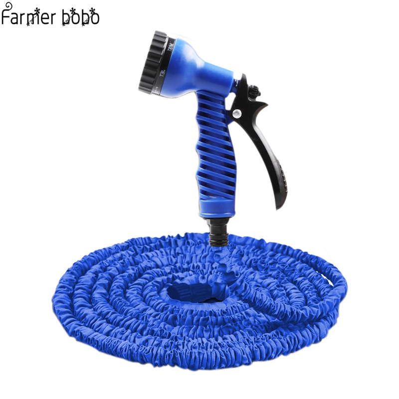 

Hot Magic Garden Water Hose Flexible Hose Expandable Garden Reels Tube Car Watering Connector Blue Green 25-200FT