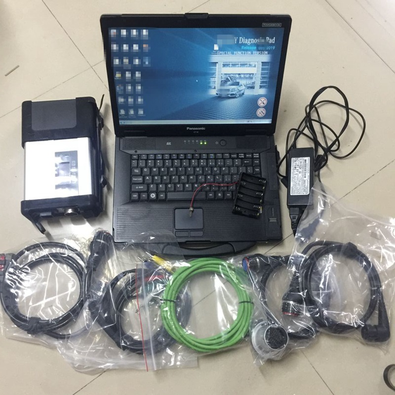 

MB STAR C5 SD connect Auto diagnostic tool scanner Xentry Developer full chip software ssd software with laptop cf-52 windows 11 system