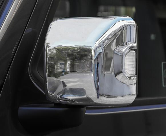 

High quality ABS chrome 2pcs car Door Mirror decoration cover,rearview protection protection cap for JEEP COMPASS 2007-2019