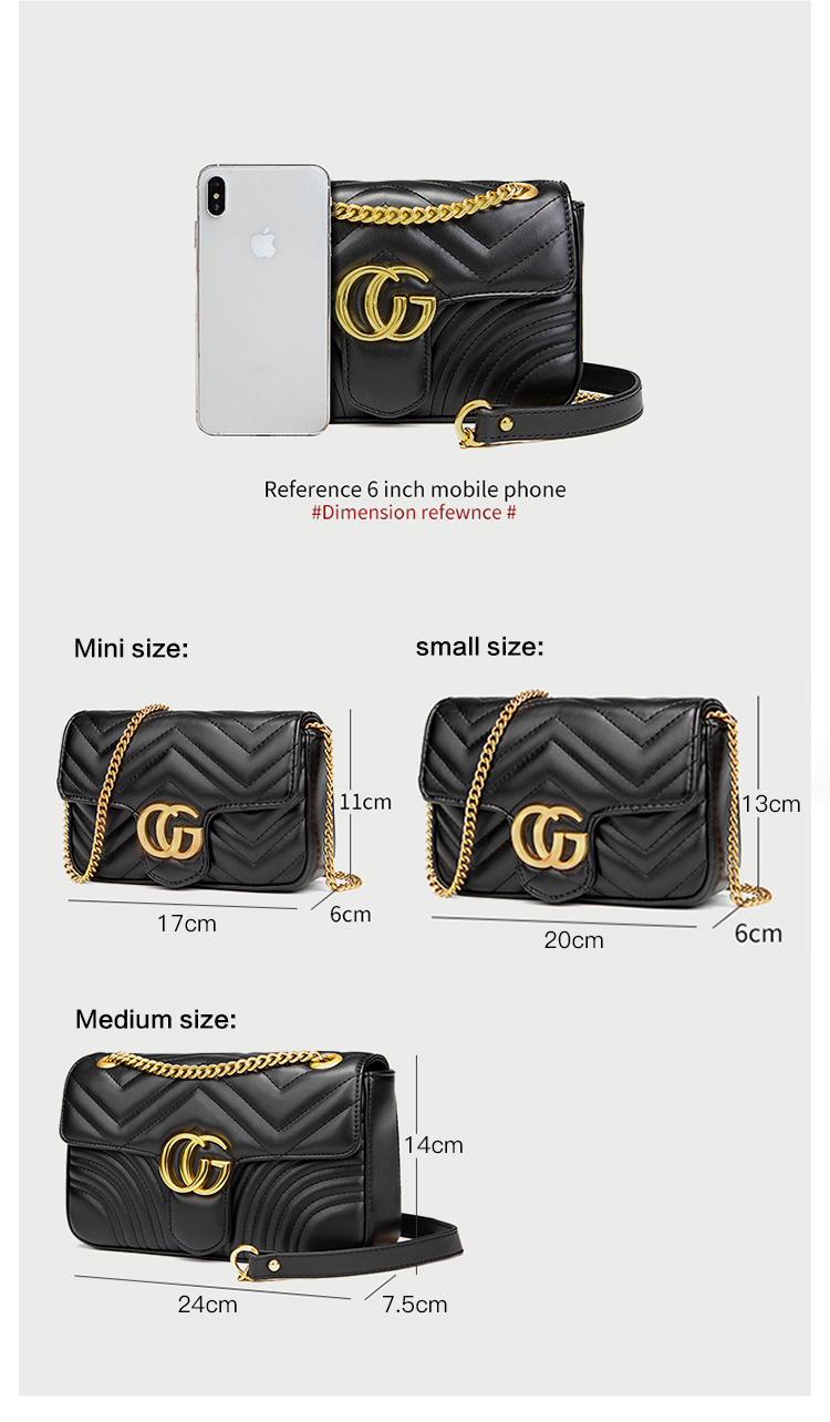 cg crossbody bolsa
