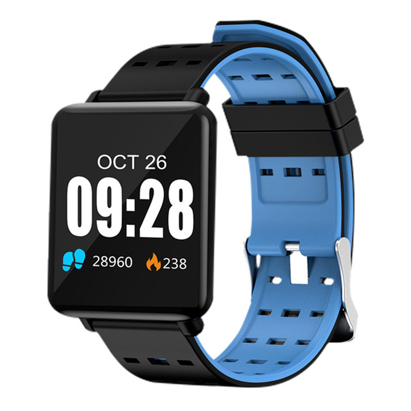 black / blue
