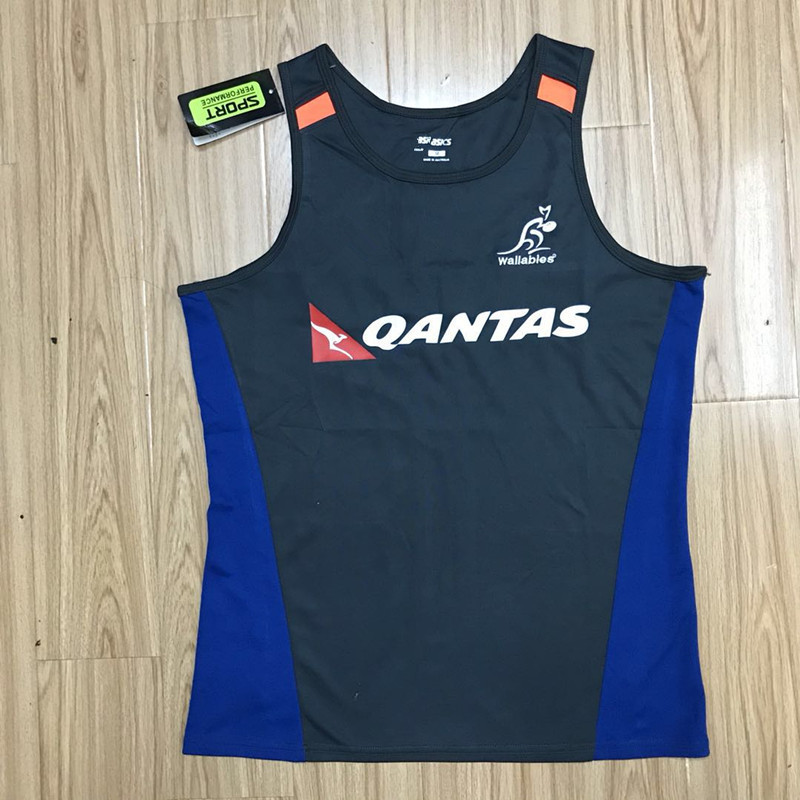 

2018-2019 AUSTRALIA SINGLET RUGBY LEAGUE JERSEY S-3XL national team rugby League shirt Jerseys Top quality free shipping, Black