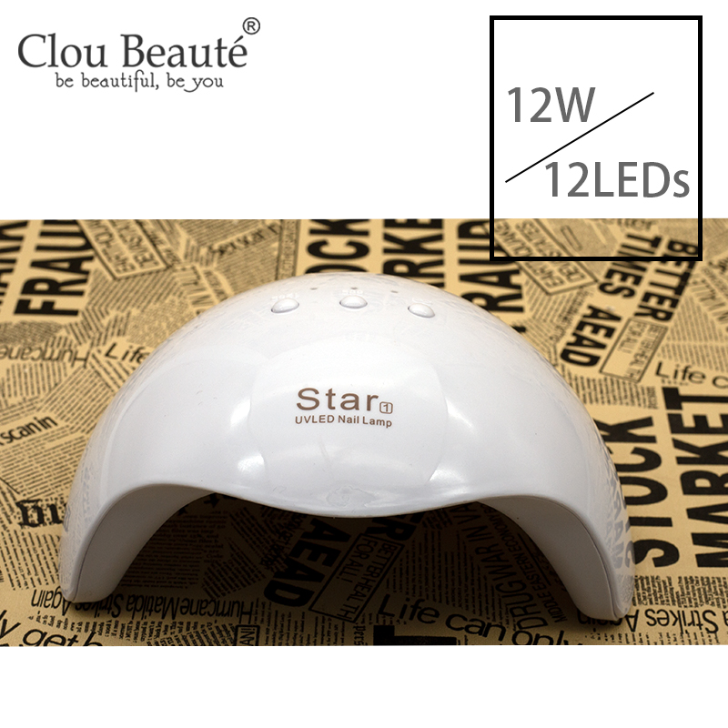 

Clou Beaute 12W 12 Pcs LED Lamp For Nails For Manicure Gel Nail Lamp Nail Dryer Manicure Apparatus All Tools