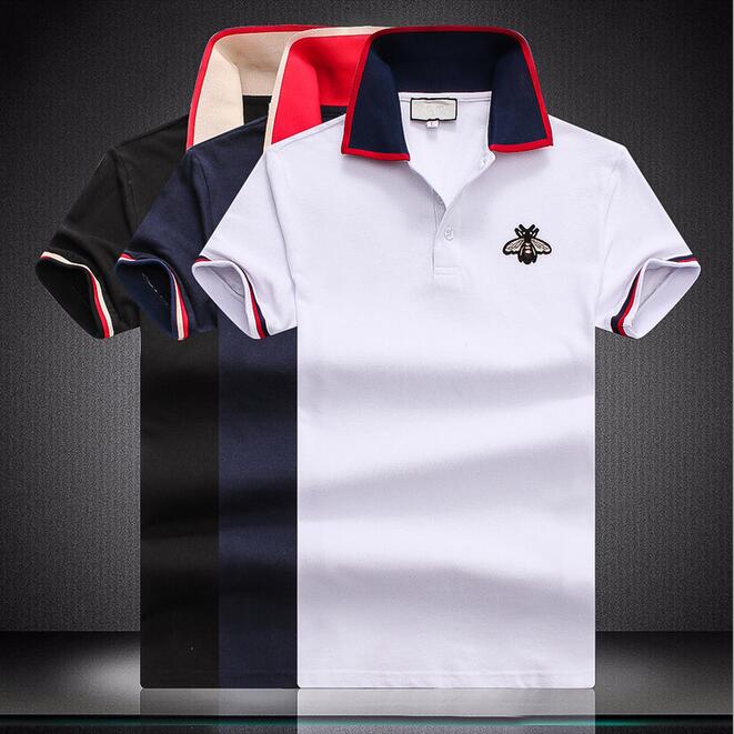 polo negro con rayas blancas