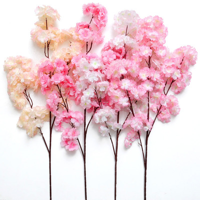 

180cm Artificial Sakura flower Vine 100cm Branch for Home Decoration, White sakura branch