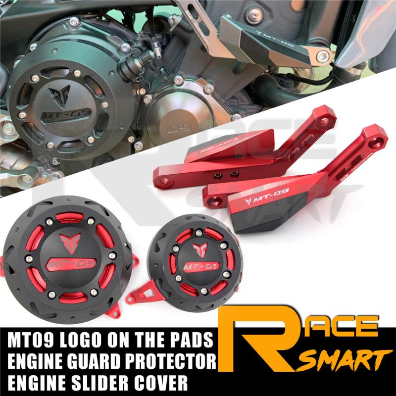 

For MT 09 FZ09 2014 2015 Motorcycle Crash Bunds Pads Slider & Engine Protector MT09 FZ 09 FJ09 FJ-09 XSR900 XSR 900 2016
