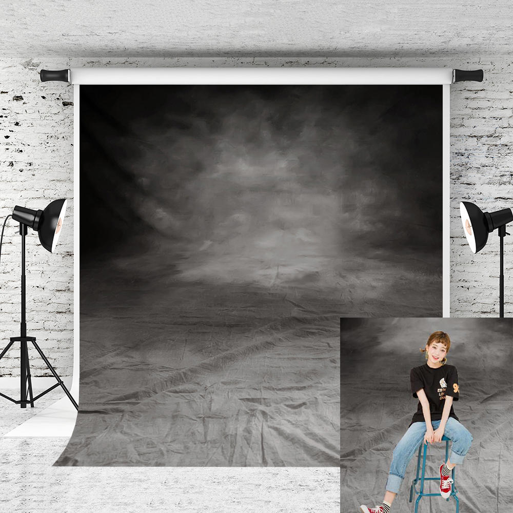 

Dream 5x7ft Grey Abstract Photography Backdrop Texture Old Master Backdrops for Photographer Portrait Photo Background Studio Props