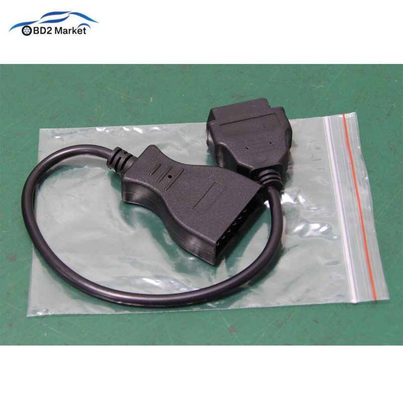 

Newest OBD2 Cable For GM 12 Pin to 16 Pin Connector Adapter Male to Female OBDII Extension Converter Auto OBD II 12PIN 16Pin