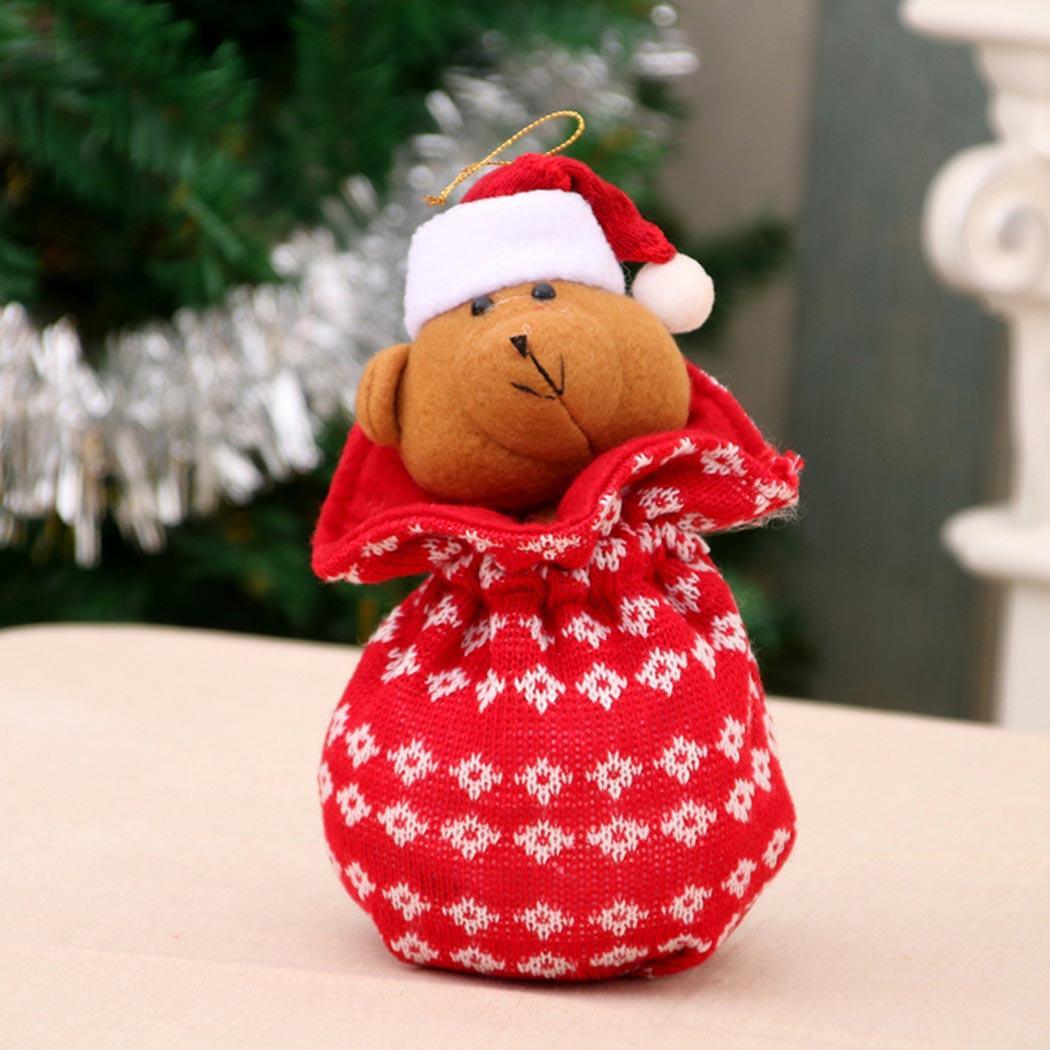 

Cartoon Christmas Candy Gift Bag DIY Home, Bar, Restaurant, etc Home Party Drawstring Festival Decoration