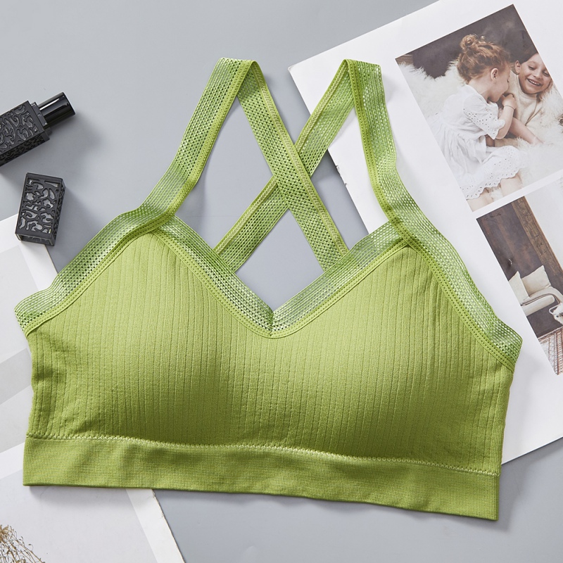 

Sexy Push Up Lingerie Lace Bralette Wireless Padded Straps Backless Underwear Brassiere for women