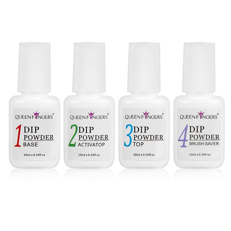 

Dipping Powder Gel Natural Air Dry Activator Base Top No Need UV Light Nail Powder Gel Nail Art Decoration, A02