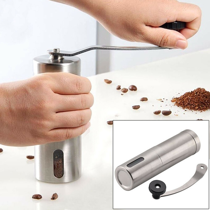 

Manual Coffee Grinder Ceramic Core 304 Stainless Steel Hand Grinder Corn Coffee