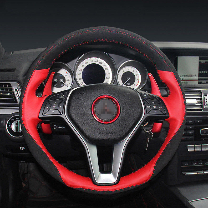 Car Hand-stitched steering wheel cover DIY customization multi-style special car-image-454964357