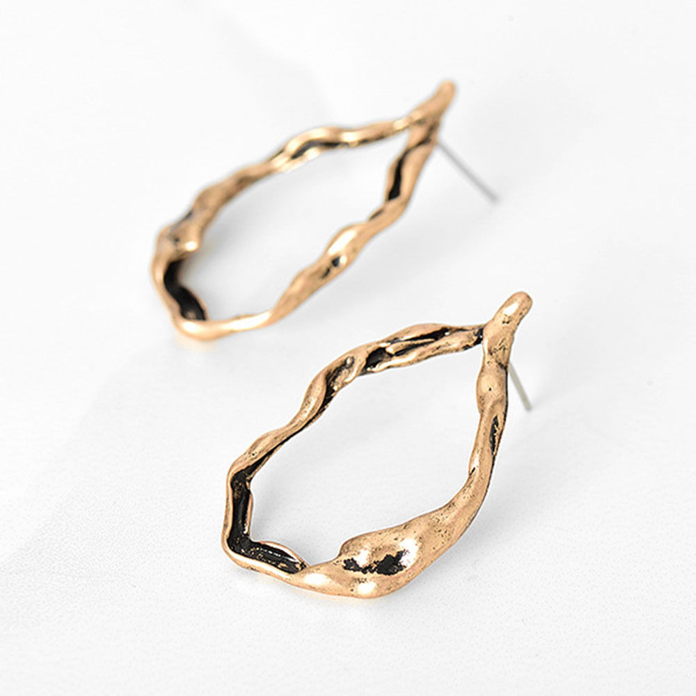 

Wholesale-& Silver Red Copper Retro Bronze Hollow Drop Earrings Jewelry Statement Dangle Earrings Costume Jewelry Fashion Earrings