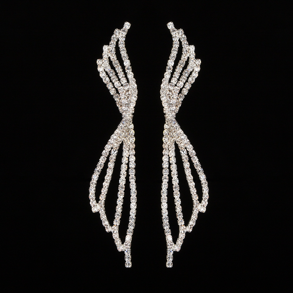 

Popular Fully-jewelled Zircon Earrings Ornaments