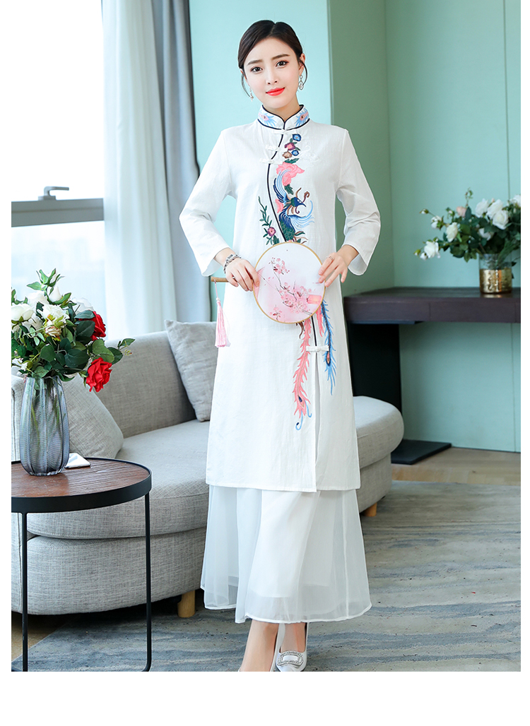 

New Pants And Dress Summer Women Cheongsam Dress Lady Chinese Traditional Qipao Chinese Oriental Dresses Daily Dress For Women, Green