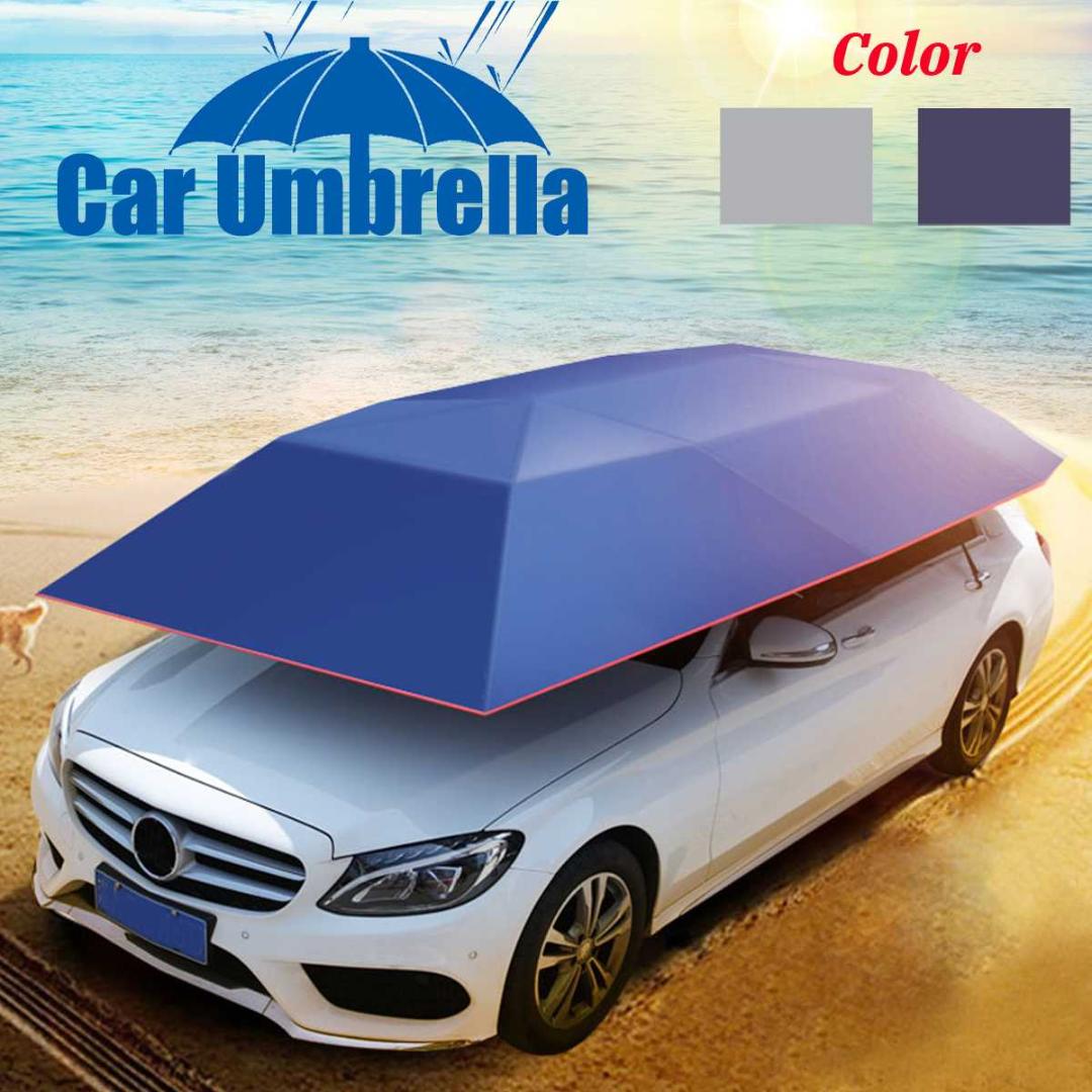 Complètement automatique / semi-automatique 400x210cm de voiture de voiture de voiture de voiture de voiture de voiture parapluie Sun Shade Couvr