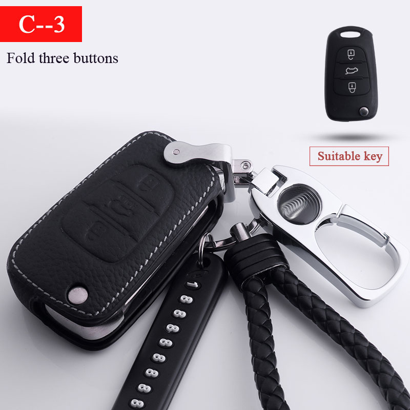 3 Tasten Klappschlüssel Gehäuse Fob Case für Kia K3 Cerato Forte Sorento Optima