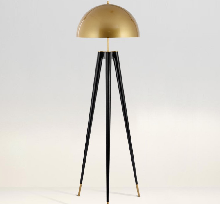 

Postmodern Creative Office E14 LED Mushroom Floor Lamp Simple Metal Villa Living Room Bedroom Tripod Lighting Hotel Decorative Floor Lights