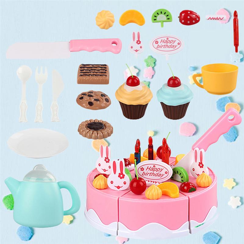 Grosshandel 54 Stucke 1 Satz Kuchen Spielzeug Schone Kreative Lustige Geburtstagskuchen Pretend Play Schneiden Spielzeug Kuche Geschenk Fur Madchen Kind Baby Von Diantoys 18 85 Auf De Dhgate Com Dhgate