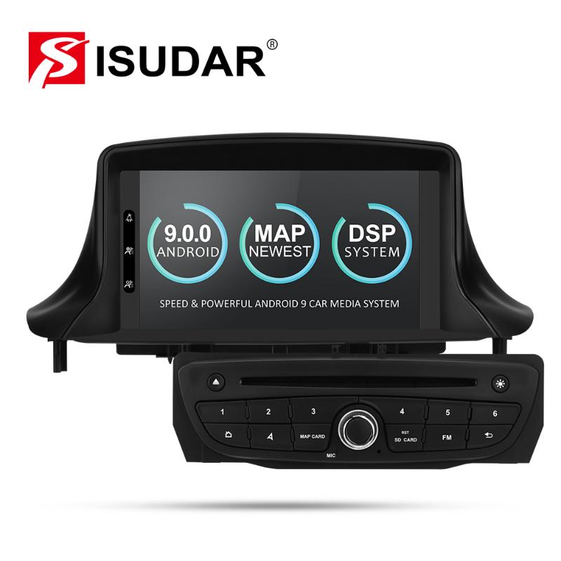

Isudar Car Multimedia player Two Din Android 9 Automotivo DVD Player For /Megane 3 Fluence Radio FM GSP 4 Core 2G DSP car dvd