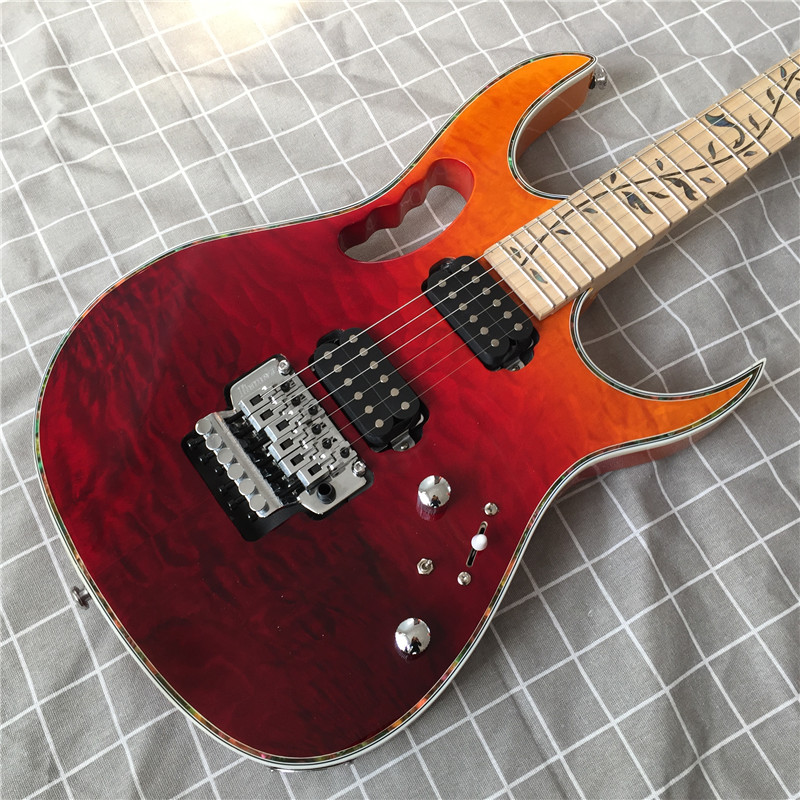Haute Qualité 2020 Nouvelle guitare électrique électrique de guitare multicolore, guitare électrique de vibrato, livraison gratuite