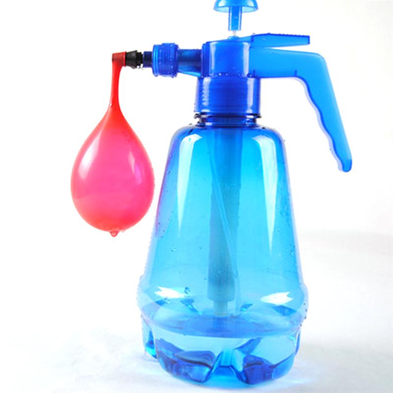 

Portable Air Water Bomb Balloon Pump with 500 Pcs Balloons for Kids Party Outdoor Toy Balloons (Pump and Balloons Random Color)