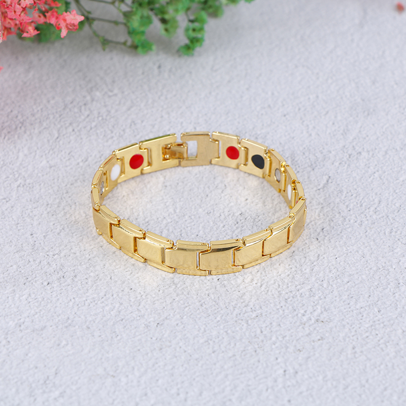 

New arrival Stainless Steel 2019 solid Therapeutic Energy Healing Bracelet Magnetic Therapy Bracelet