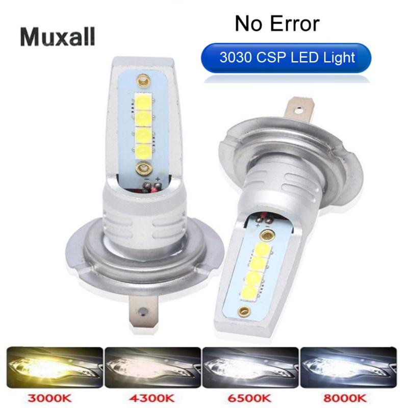 

H4 Led 4300K CSP H1 H7 LED 6000K 8000K H8 H9 H11 9005 HB3 9006 HB4 H3 80W 12000LM MINI Car Headlight Auto Fog Light 12V 6000K