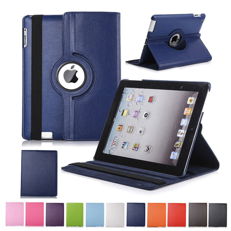 

360 Rotating Flip PU Leather Stand Case For iPad 10.2 Pro 11 10.5 9.7 2018 2 3 4 5 6 Mini Samsung Tab P200 T510 T515 T720 T590 T860 T290