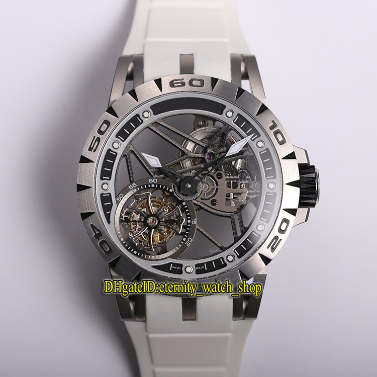

JB Top version Excalibur Spidr RDDBEX0479 Real Tourbillon RD505SQ Mechanical Hand-winding Mens Watch Titanium Case Sapphire Designer Watches, Rd-a10 (1)