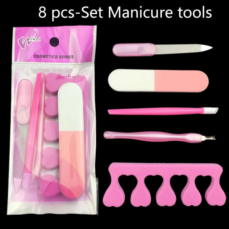 

Manicure Set Of 5 PCS Nail Suits Polished Strips Of Five-Piece Gift Set Polished Nails
