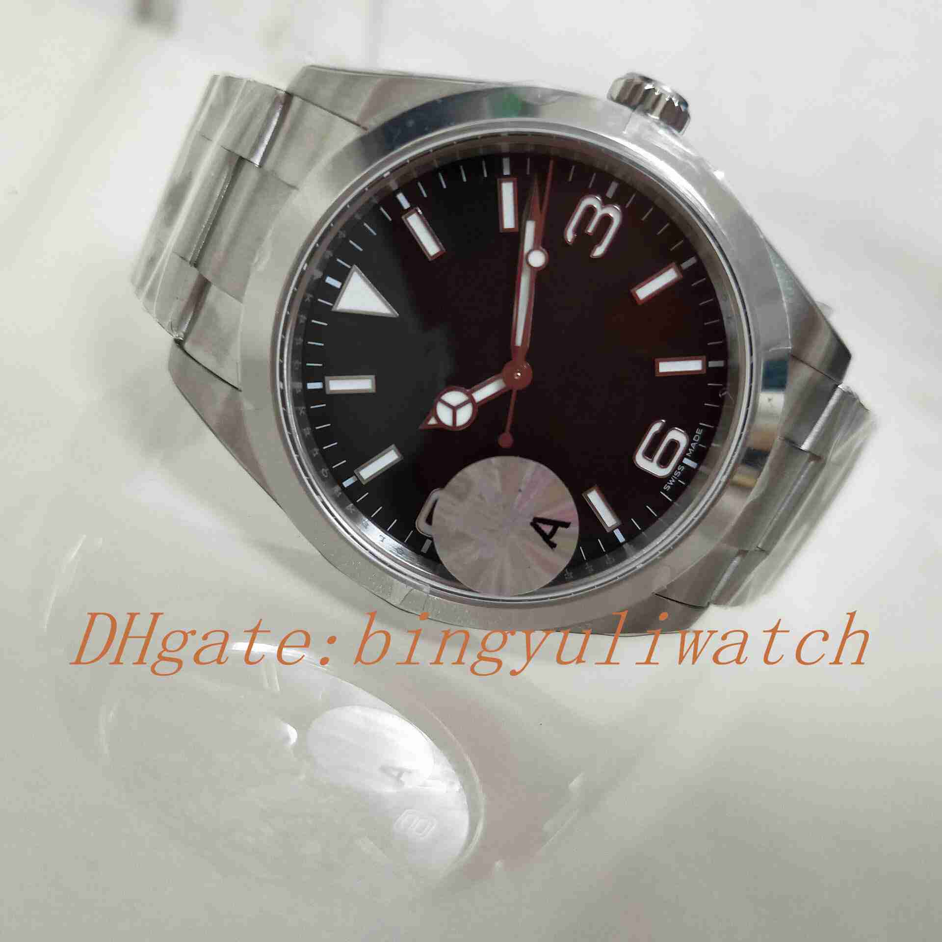 

Super JFF Air-King 3-6-9 116900 Stainless Steel Case 40mm 2016 Baseworld Black Dial on Stainless Steel Bracelet A.3131 Original Box, 01