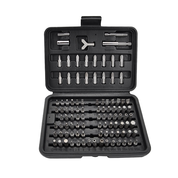 

100Pcs Screwdriver Bit Set All Purpose Security Bit Set with Tough Case Bonus Ratcheting Screwdriver