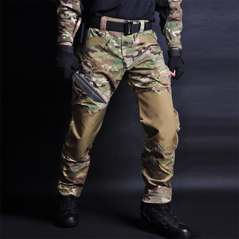 

HAN WILD Tactical Pants Camouflage Cargo Sweatpants tactical pants Camo Casual Trousers Pantalones Tacticos, Cp