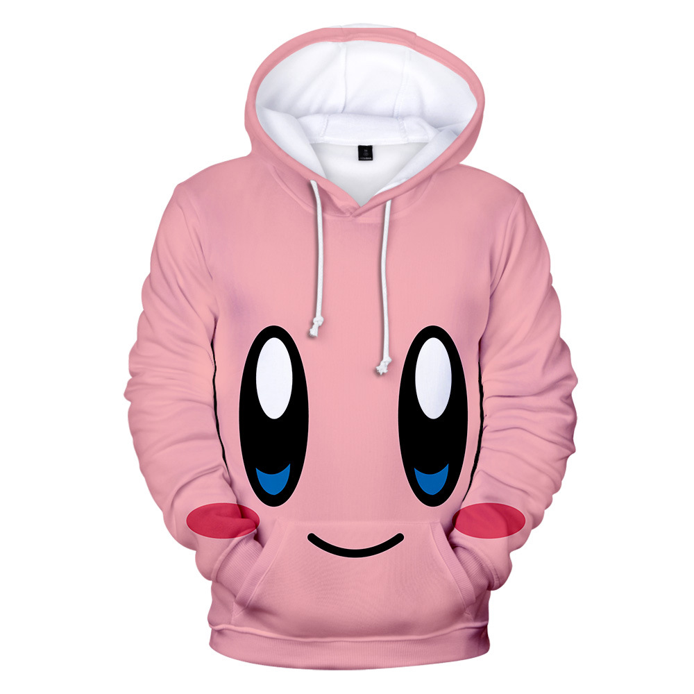 Buy Best And Latest Gender 2 To 13 Years Kids Hoodies Kawaii Anime Kirby 3D Printed Hoodie 