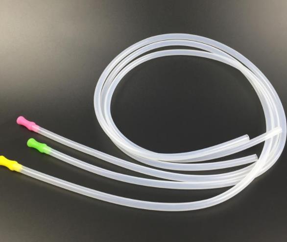 

colorful Hookah Accessories 85mm silicone tube smoking water pipes with silicone mouthpiece for glass oil burner bong 5mm*7mm