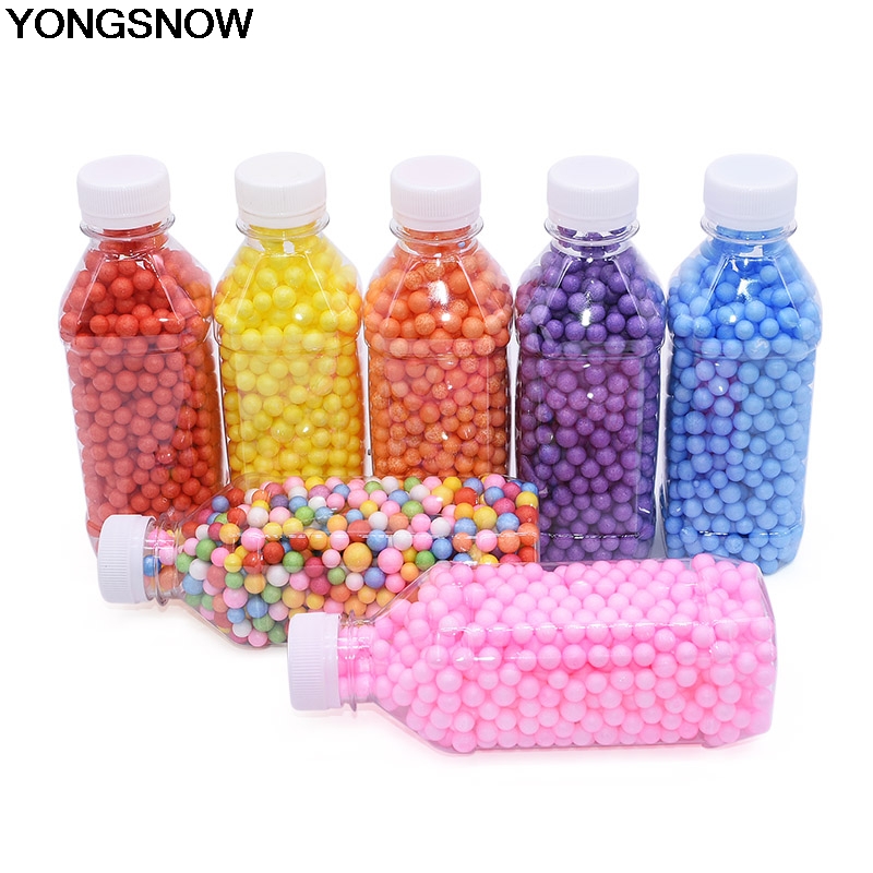 

Wholesale 8mm 1/2/5bottles Multicolor Styrofoam Foam Ball Beads DIY Craft Filler Pillow/Sofa/Balloon/Toy/Gift Box Party Decor