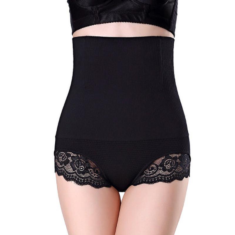 

Ladies Underwear High Waist Body Corset Pants Underwear Seamless Seamless Sexy Hips Postpartum Abdomen Pants Body Shaping, Black