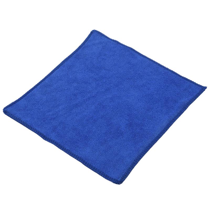 

10pcs Large Microfibre Cleaning Car Detailing Soft Cloths Wash Wipe Towel Blue