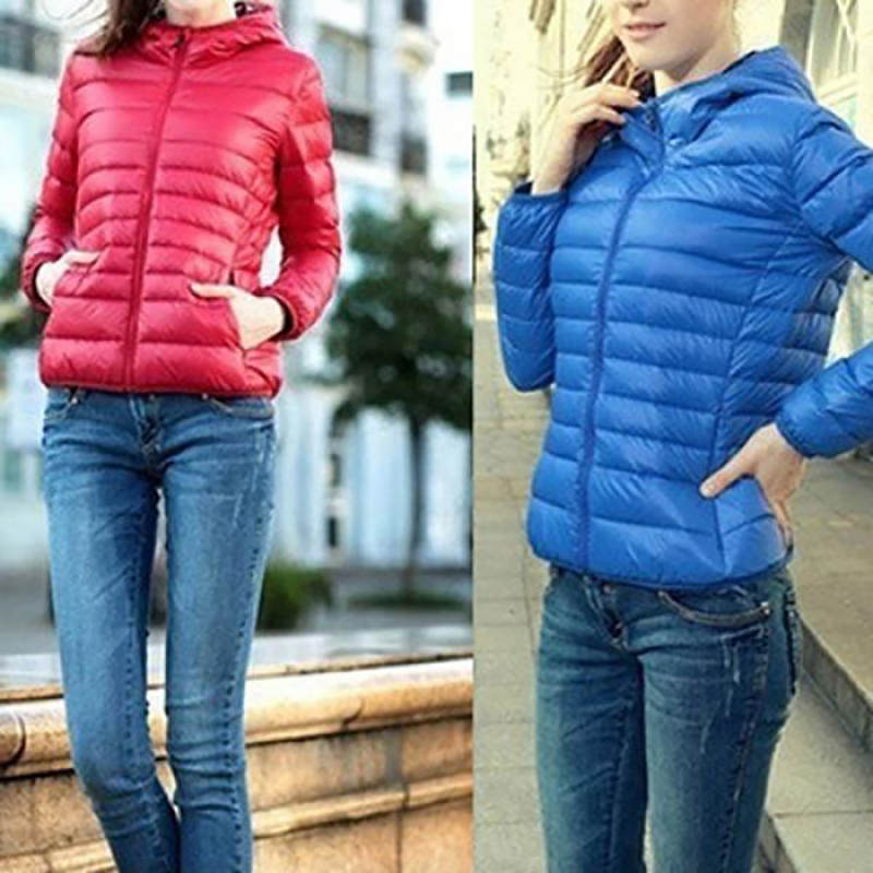 

Women's 2018 Winter Jacket Women Coats Hooded Coats Female Parka Slim Cotton Padded Lining Female Outerwear -XL 6Q2453, Black