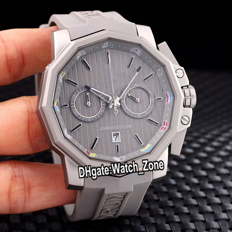 

New 48mm Admirals Cup Ac-one Cool A116/02597 Quartz Chronograph Mens Watch Titanium Steel Case Gray Dial Gray Rubbrt Watches Watch_zone, C-e36 (2)
